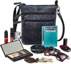 Crossbody Sling Bag for Women Small Real Leather Purse Vintage Travel Crossover - Image 6