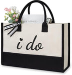 TOPDesign Canvas Tote Bag, Bridal Shower Gifts by TOPDesign