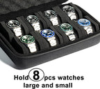 8 slots Watch Case, hard watch storage case, hard watch box, padded case - Image 3
