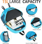 Small Hiking Daypack, 15L Waterproof Hiking Backpack Packable Lightweight - Image 5