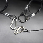 10 pcs 20 inch 3mm Thickness Stainless Steel Wire Cable - Image 6