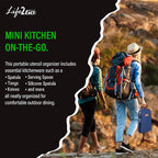 12 Pcs Camp Cooking Utensil Set & Outdoor Kitchen Gear Cookware Kit, Portable - Image 3