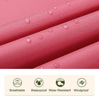 SaphiRose Unisex Rain Poncho Raincoat Hooded - Image 5
