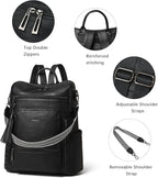 Shrrie Vegan Leather Laptop Backpack - Image 6
