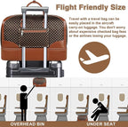 Weekender Bag for Women, Travel Duffel Bag Carry On Overnight Bag - Image 4