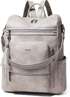 Shrrie Vegan Leather Laptop Backpack by Shrrie
