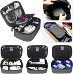 sisma Travel Electronics Organizer Tech Accessories Case Small Carrying Bag - Image 4