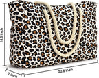 Becokan Beach Bag Large Beach Tote Bag - Image 4