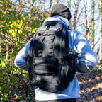SERIOUS STEEL FITNESS Tactical Backpack and Gym Bag 1000D Nylon Black - Image 8