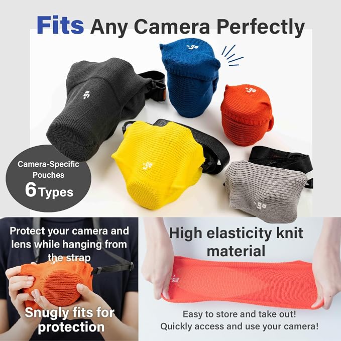 Camera Cover, Square W, Made in Japan, S size - Image 3