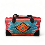 Southwestern Large Weekender Travel Bag Western Duffle Bag Boho Travel Bag - Image 3