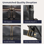 Leather Backpack for Men 15.6" Laptop Backpack 100% Madagascar top-Grain - Image 4