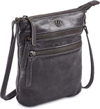 Crossbody Sling Bag for Women Small Real Leather Purse Vintage Travel Crossover by Cochoa