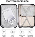 Carry on Luggage 22 X 14 X 9 Airline Approved, 20 Inch Luggage - Image 8