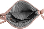 DELUXITY | Crossbody Purse Bag | Functional Multi Pocket Double Zipper Purse | - Image 6