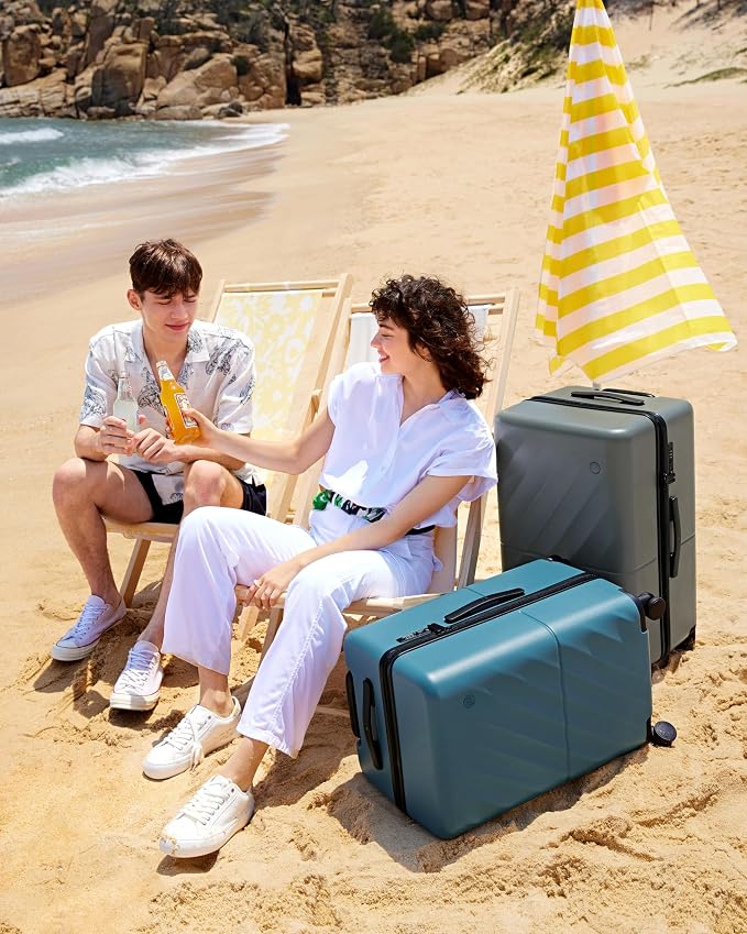 Trunk Luggage 26 Inch, Medium Checked Luggage - Image 8