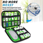 Electronics Organizer, Portable Cable Organizer Bags, Travel Electronic - Image 4