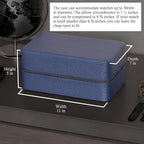 ROTHWELL 8 Watch Travel Case Storage Organizer - Image 3