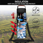 opux Wine Bag Single Bottle Carrier Tote, Insulated Wine Cooler Bag - Image 2