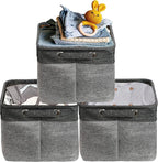 Simple Houseware 14.4" x 10" Fabric Storage Bin by SimpleHouseware
