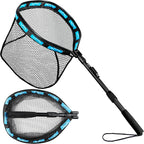 PLUSINNO Floating Fishing Net for Steelhead, Trout Fishing, Rubber Coated by PLUSINNO