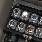 ROTHWELL 10-Slot Watch Box in Leather - Image 7