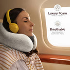 Airplane Neck Pillow Includes Travel Pillow + Airplane Phone Holder Mount + Eye - Image 4