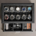 ROTHWELL 10-Slot Watch Box in Leather - Image 4