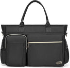 Laptop Tote Bag, Middle Size Computer Messenger Teacher Bag by Rabjen