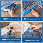 8 Pack Large Vacuum Storage Bags - Image 7
