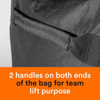 Fitdom 130L 36" Heavy Duty Extra Large Sports Gym Equipment Travel Duffle Bag - Image 6