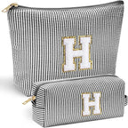 YOOLIFE Initial Monogram Cute Makeup Bags by YOOLIFE