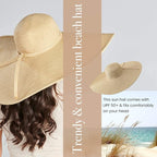 San Diego Hat Company Women's Ultrabraid X-Large Brim Hat, Adjustable Sun Hat - Image 3