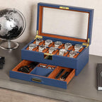 ROTHWELL 10-Slot Watch Box in Leather - Image 3
