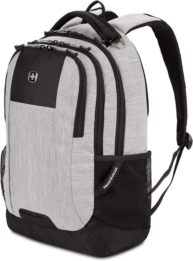 SwissGear Cecil 5505 Laptop Backpack, Heather Grey by SwissGear