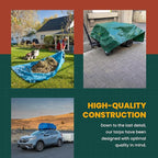 Tarp Cover White Heavy Duty 20 Mill Thick Material, Waterproof 20'X20' Great - Image 5