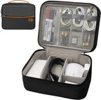 Electronics Organizer, Travel Cord Organizer Pouch, Portable Cable Organizer by Miavers