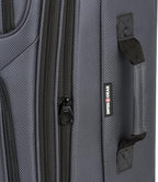 SwissGear Sion Softside Expandable Luggage, Dark Grey, Checked-Medium 25-Inch - Image 10
