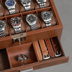 ROTHWELL 10-Slot Watch Box in Leather - Image 5