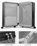 LUGGEX Luggage with Spinner Wheels, Polycarbonate Expandable Hard Shell Suitcase - Image 9