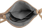 DELUXITY | Crossbody Purse Bag | Functional Multi Pocket Double Zipper Purse | - Image 6