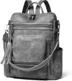 Shrrie Vegan Leather Laptop Backpack by Shrrie