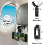 Airplane Neck Pillow Includes Travel Pillow + Airplane Phone Holder Mount + Eye - Image 5