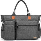 Laptop Tote Bag, Middle Size Computer Messenger Teacher Bag by Rabjen