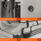 Fitdom 130L 36" Heavy Duty Extra Large Sports Gym Equipment Travel Duffle Bag - Image 5