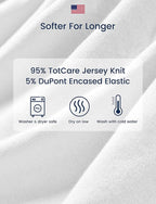 TotAha Space Crib Fitted Sheet, Super Stretchy Jersey Star Crib Sheets - Image 7