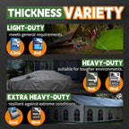 10x20 Feet Tarp Waterproof, 9Mil Thick, Finished Size Tarps, UV Resistant - Image 8