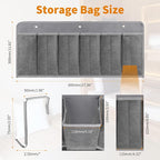 RV Shoe Pockets 6 Large Pockets Heavy Hanging Bedside Storage Organizer - Image 2
